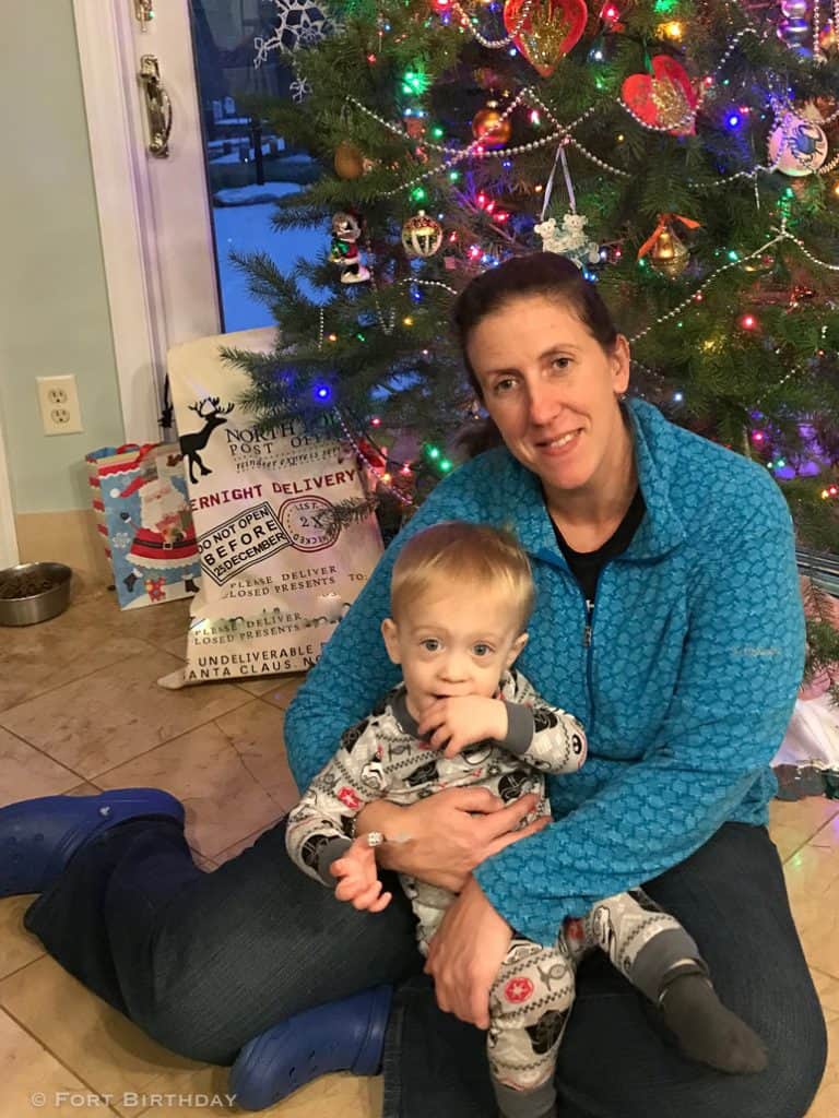 Capsule wardrobe for Mom old clothes at christmas