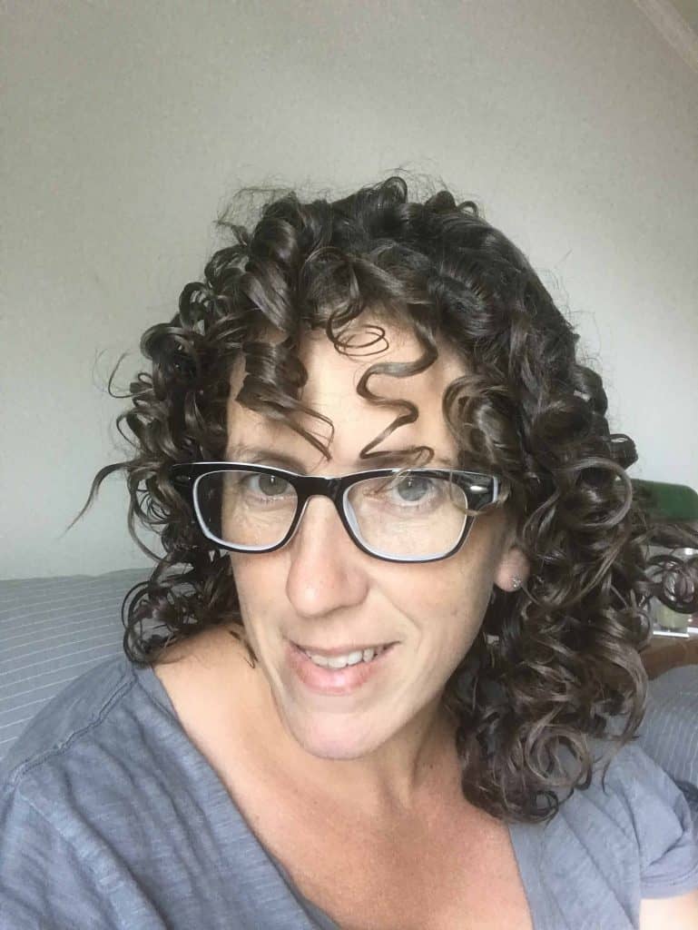 curly girl method wash day curls