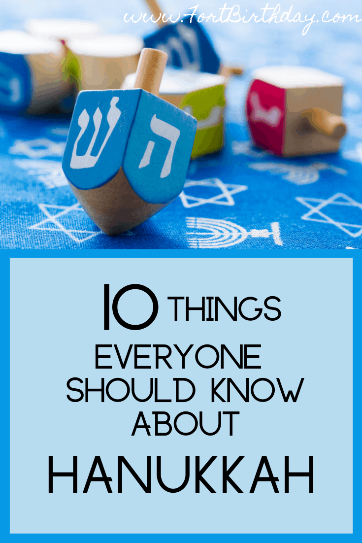 pin for 10 things everyone should know about hanukkah 2019