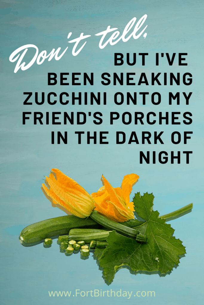 Pin showing baby summer squash with blossoms sometimes called a courgette